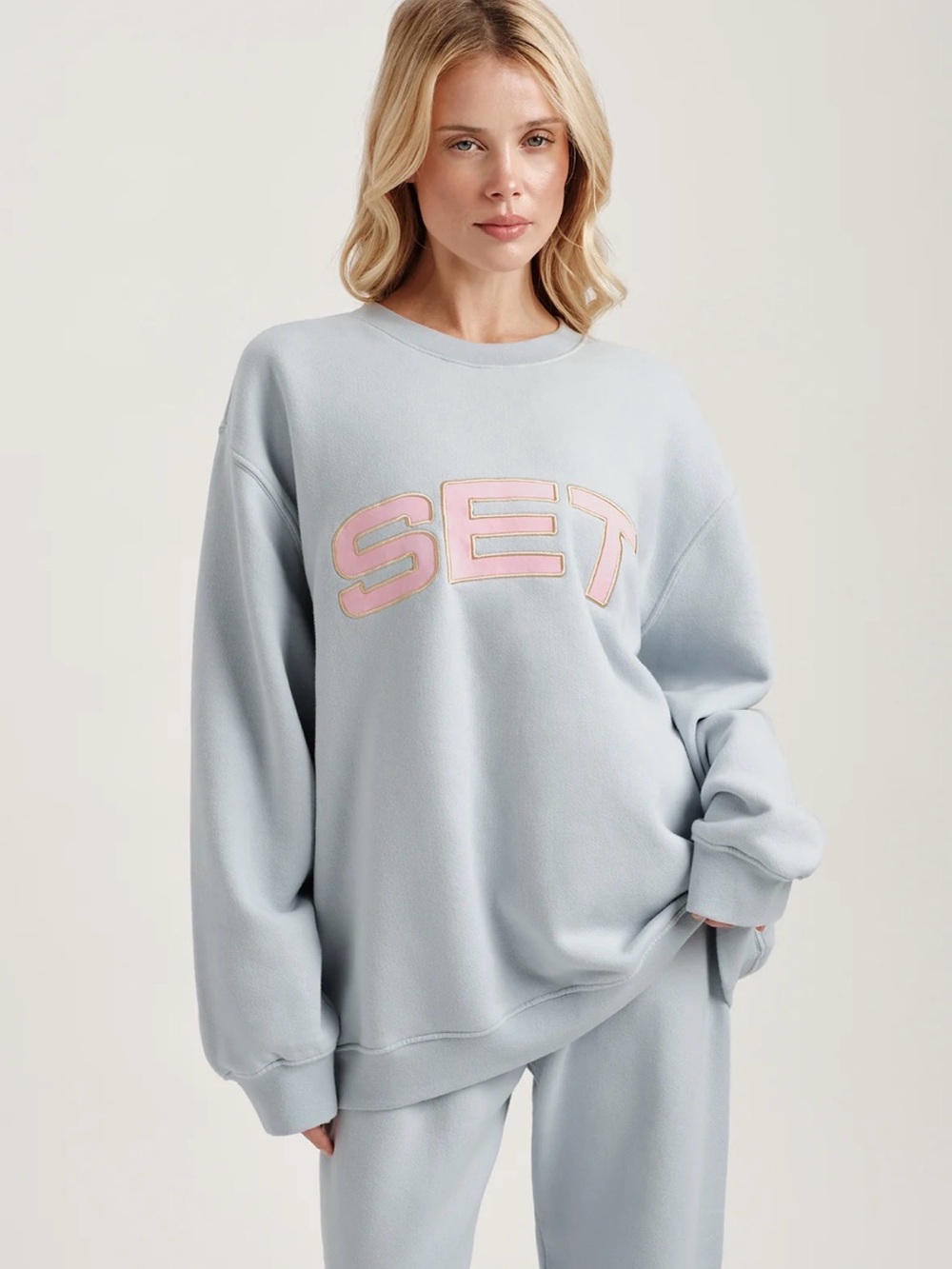 SET Active Blush Crewneck